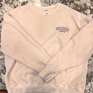 PINK Victoria's Secret Light Beige Men's Crewneck Sweater